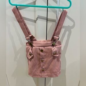 Pink Suspender Skirt size 100
